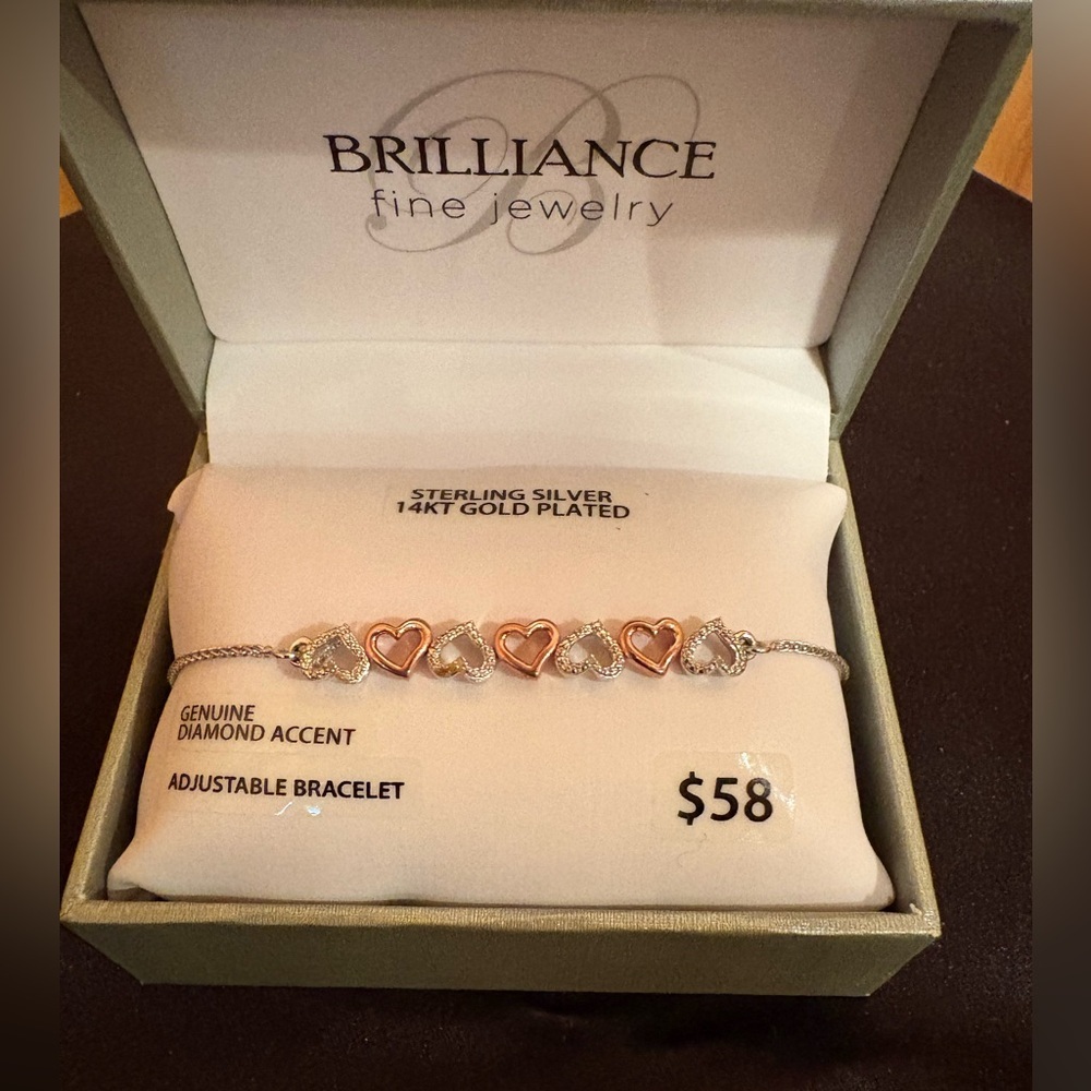 Brilliance Fine Jewelry adjustable bracelet NIB